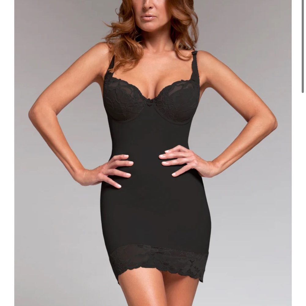Sassybax Slimming Slip with Underwire Bra